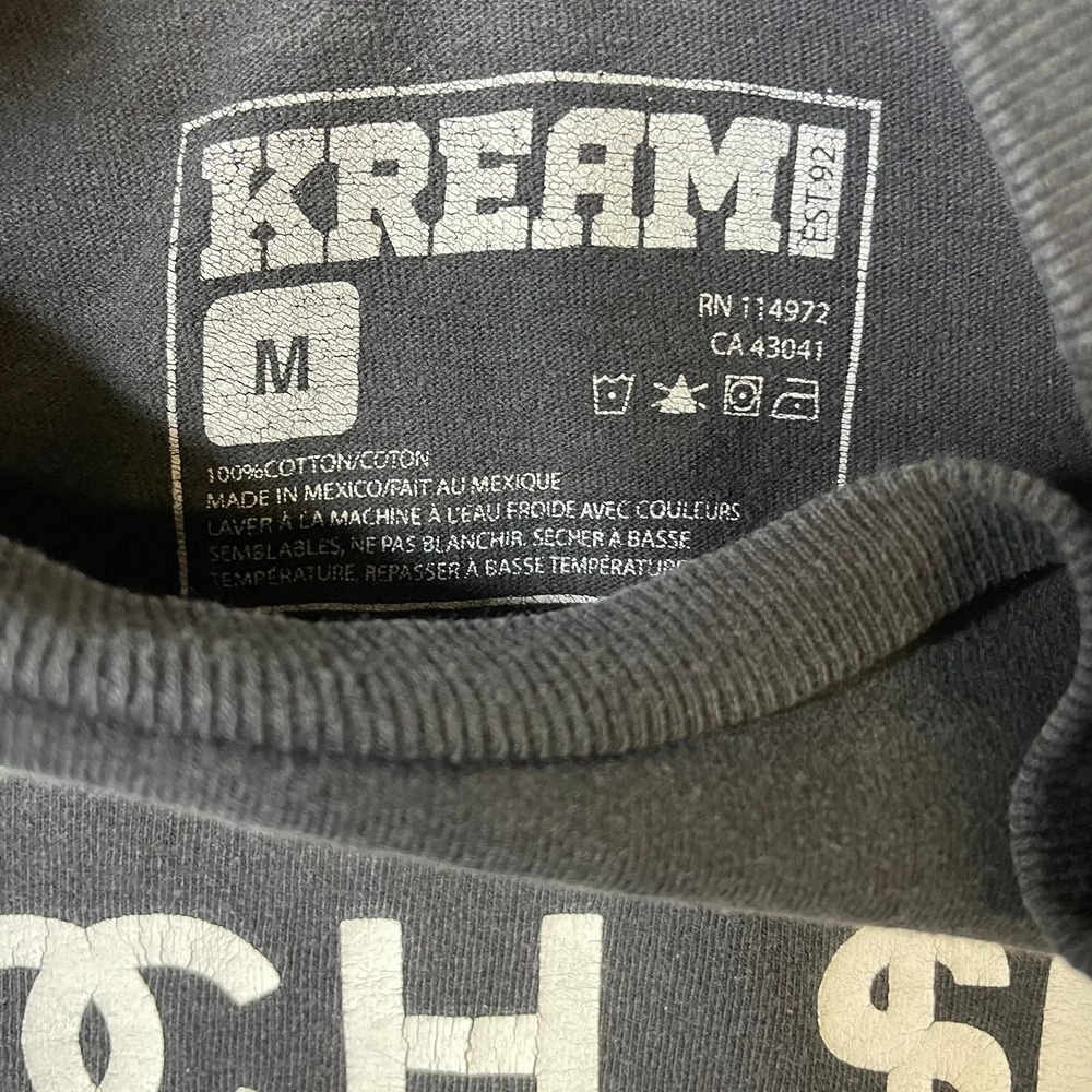 Kream Rich Sex Graphic T-Shirt Mens Medium Black Short Sleeve Crew Neck Cotton - Picture 3 of 6